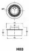 ASHIKA 45-0H-003 Tensioner, timing belt